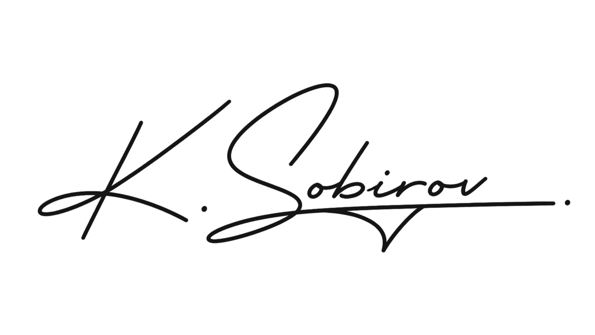 K. Sobirov имзоси